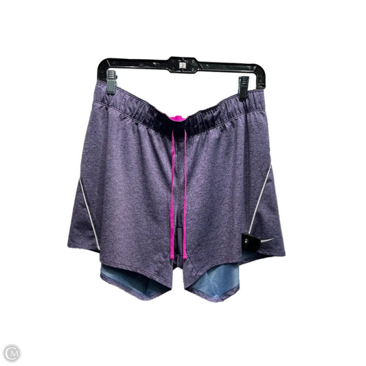 Athletic Shorts By Nike Apparel In Purple, Size: M