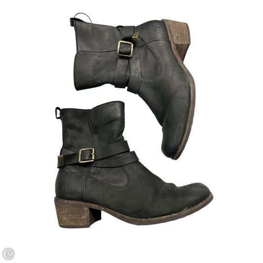 Boots Designer By Ugg In Black, Size: 8