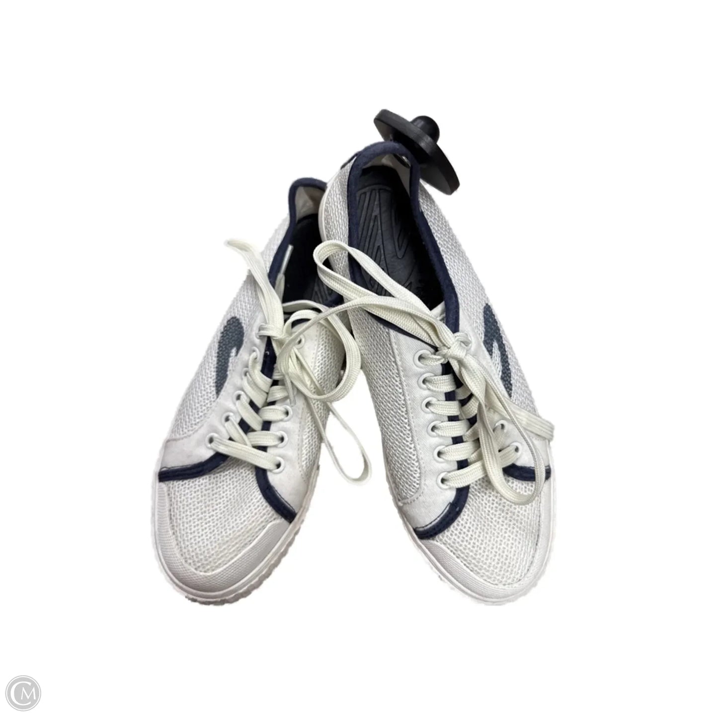 Shoes Sneakers By treton In Blue & White, Size: 6