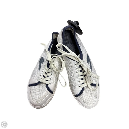 Shoes Sneakers By treton In Blue & White, Size: 6