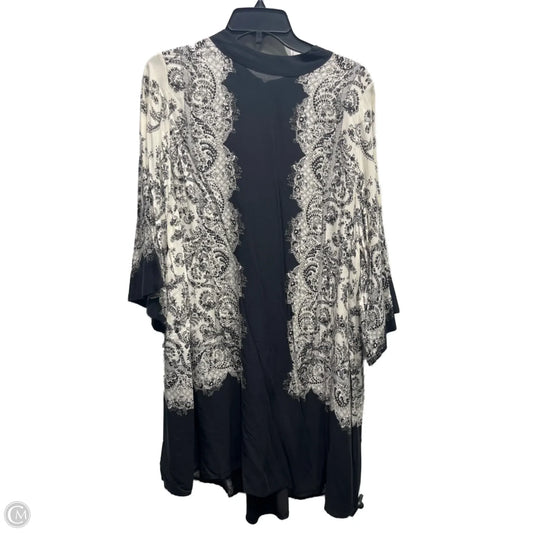 Dress Casual Short By H&m In Black & Cream, Size: 14