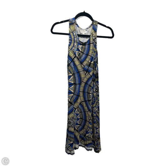 Dress Casual Short By A Glow In Blue & Yellow, Size: S