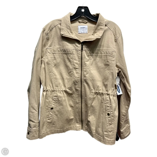 Jacket Utility By Old Navy In Tan, Size: M