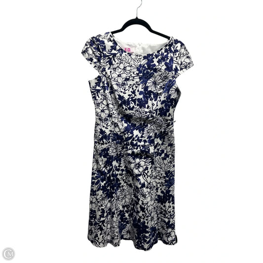 Dress Work By 9&co dress In Blue & White, Size: 8