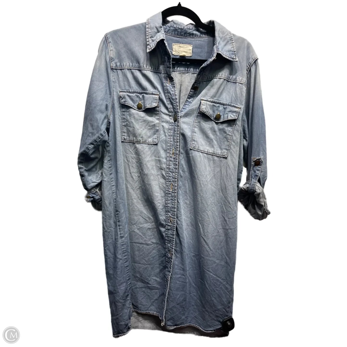 Dress Casual Short By Current/elliott In Blue Denim, Size: 2