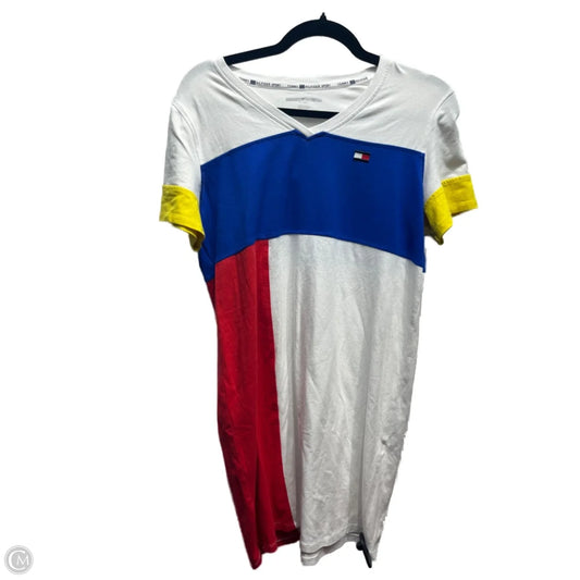 Dress Casual Short By Tommy Hilfiger In Blue & White, Size: S