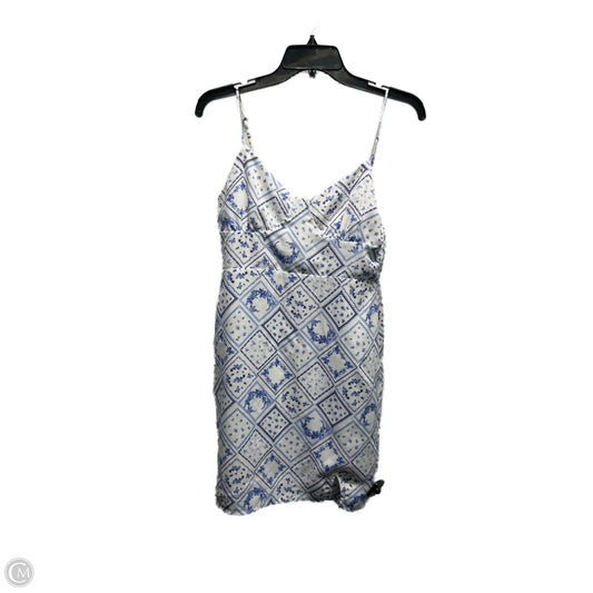 Dress Casual Short By Altard State In Blue & White, Size: S