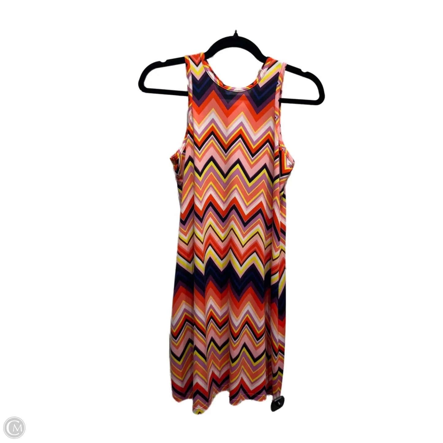 Dress Casual Short By Trina By Trina Turk In Orange & Pink, Size: Xs