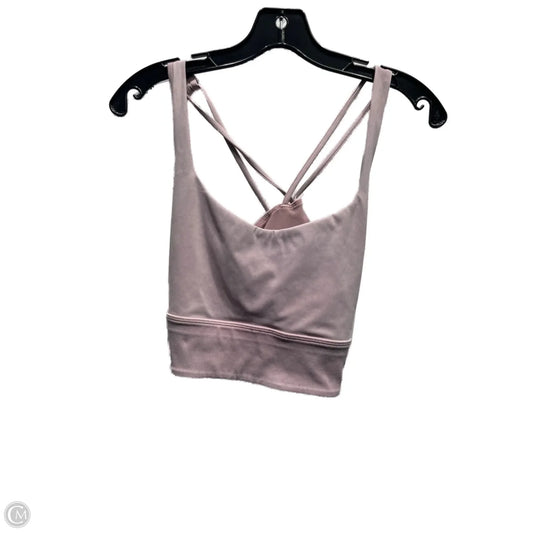 Athletic Bra By Lululemon In Mauve, Size: 10