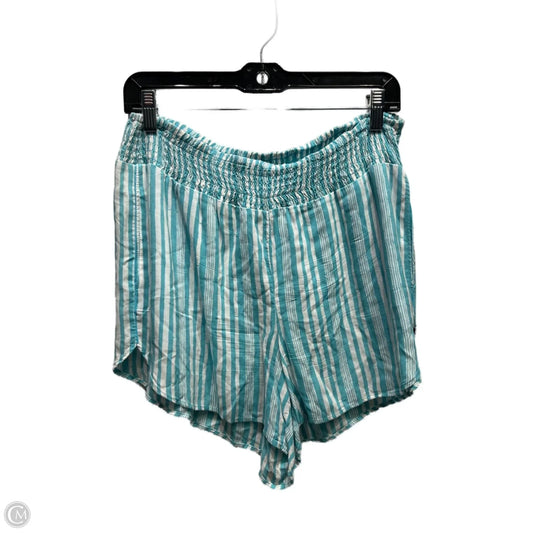 Shorts By Anthropologie In Blue & White, Size: M