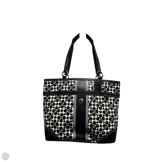 Tote Designer By Coach, Size: Medium