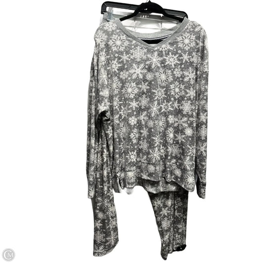 Lounge Set Pants By Nautica In Grey & White, Size: Xl