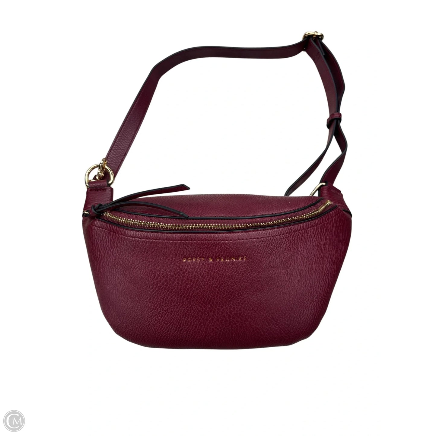Belt Bag Leather By , poppy & peonies Size: Medium