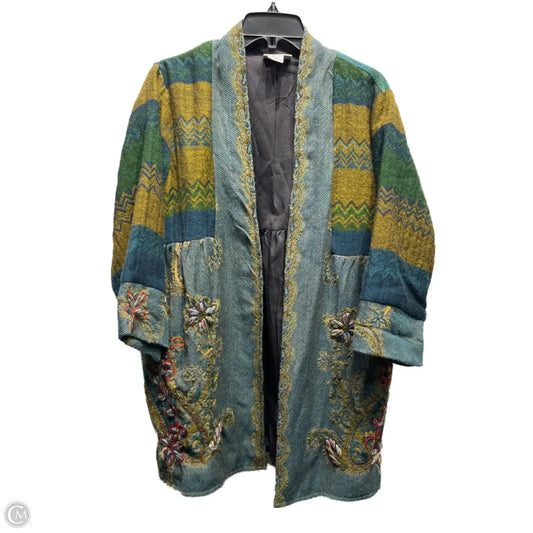 Cardigan By Soft Surroundings In Blue & Green, Size: Xl