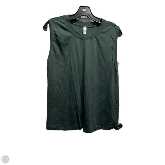 Athletic Tank Top By Lululemon In Green, Size: 12