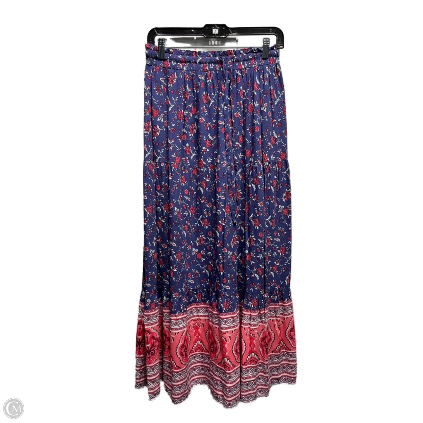 Skirt Maxi By Zesica In Blue & Pink, Size: M