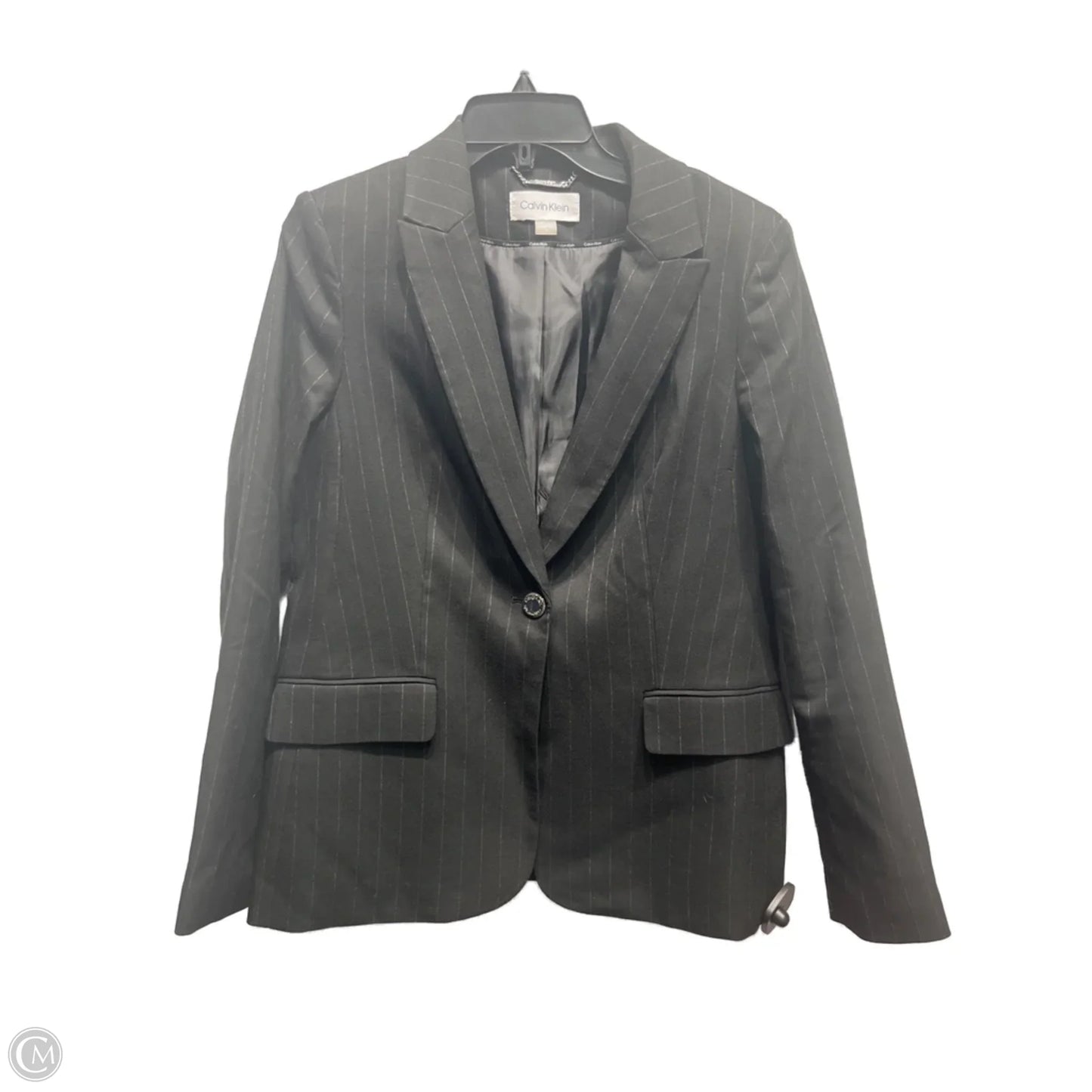 Blazer By Calvin Klein In Black & White, Size: 10
