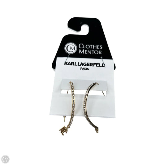 Earrings Designer By Karl Lagerfeld