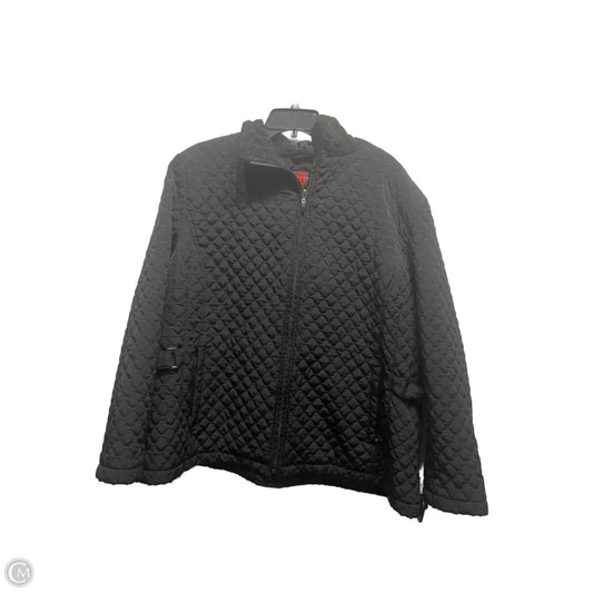 Jacket Puffer & Quilted By Gallery In Black, Size: 2x