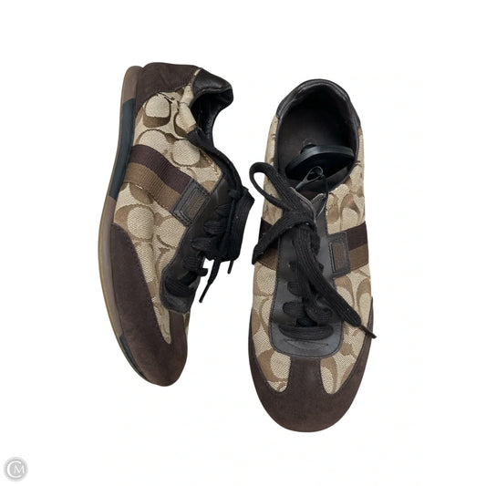 Shoes Designer By Coach In Brown, Size: 7.5