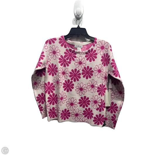 Sweater By Rachel Zoe In Pink & White, Size: Xs