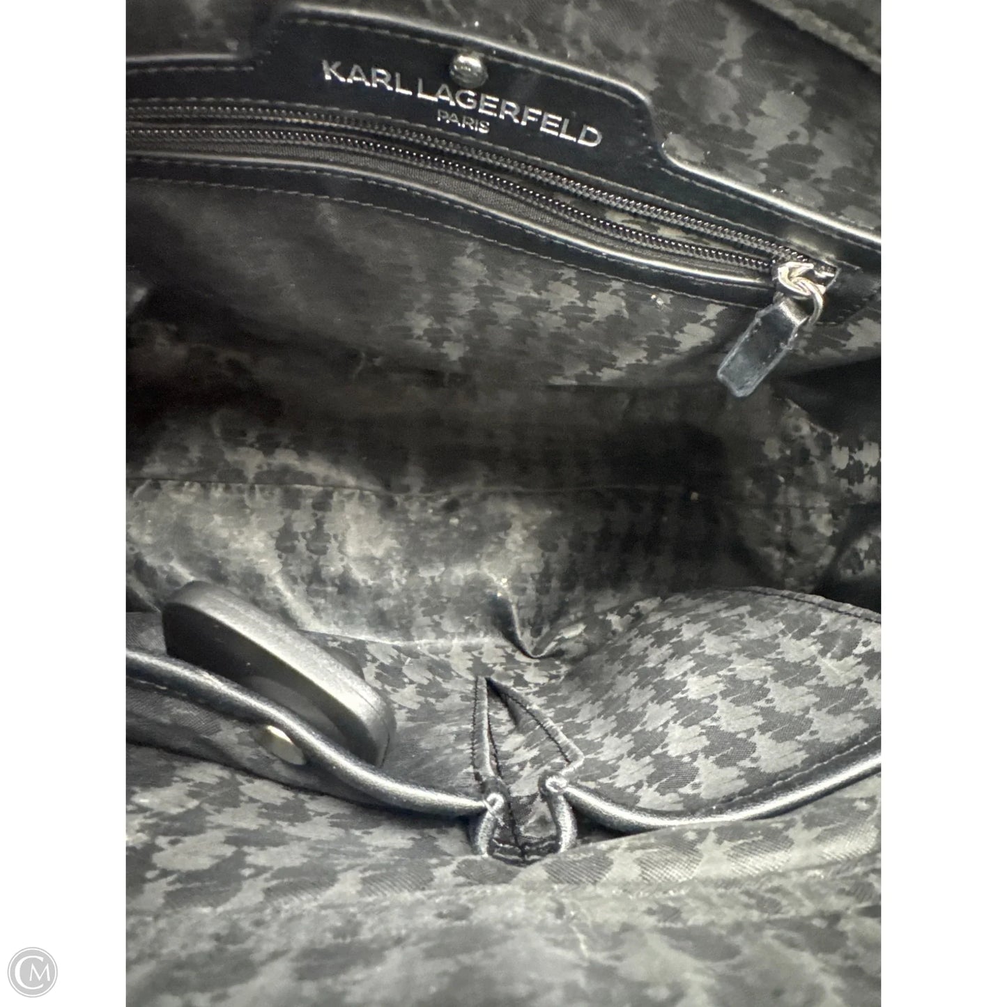 Handbag Designer By Karl Lagerfeld, Size: Medium