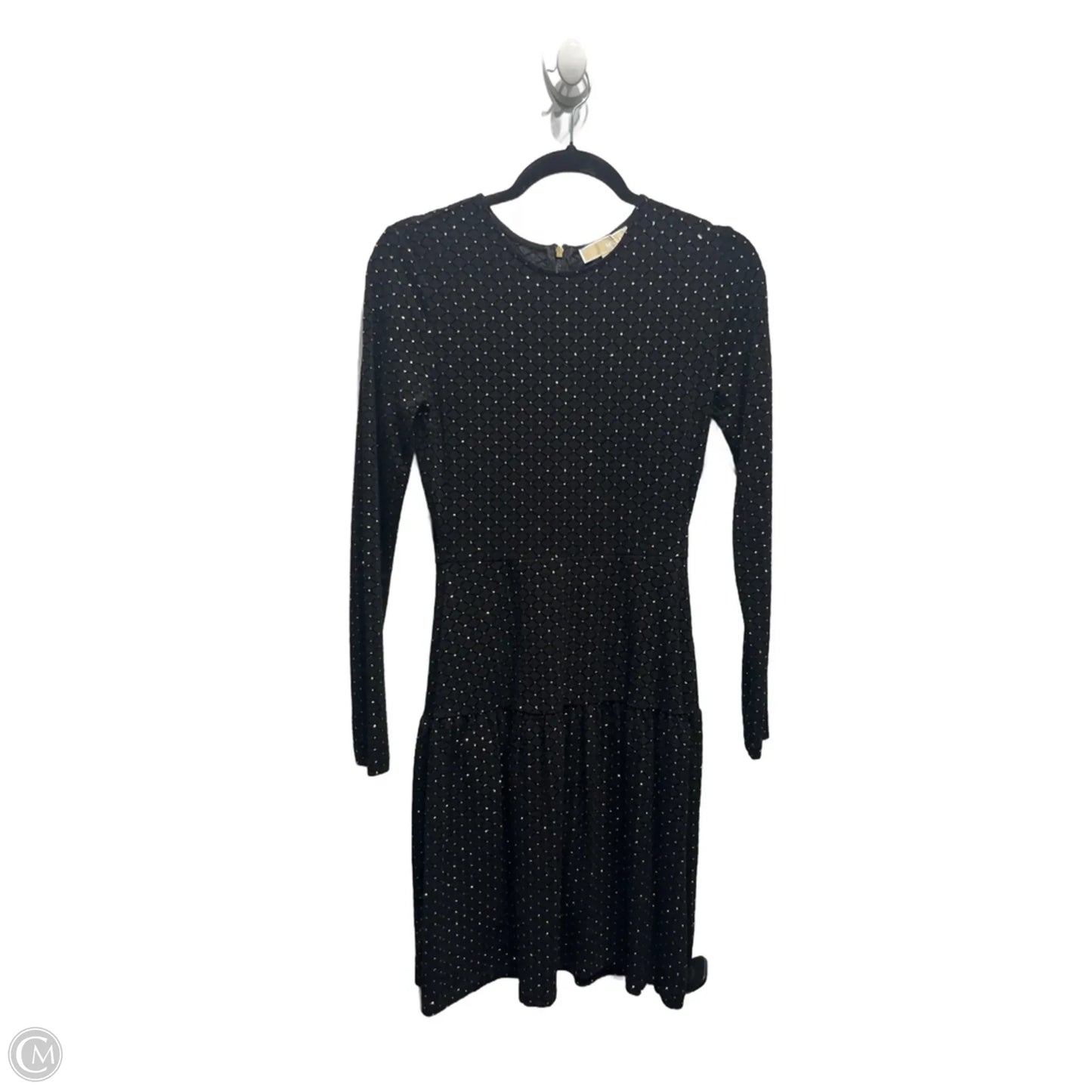 Dress Party Short By Michael By Michael Kors In Black & Gold, Size: Xs