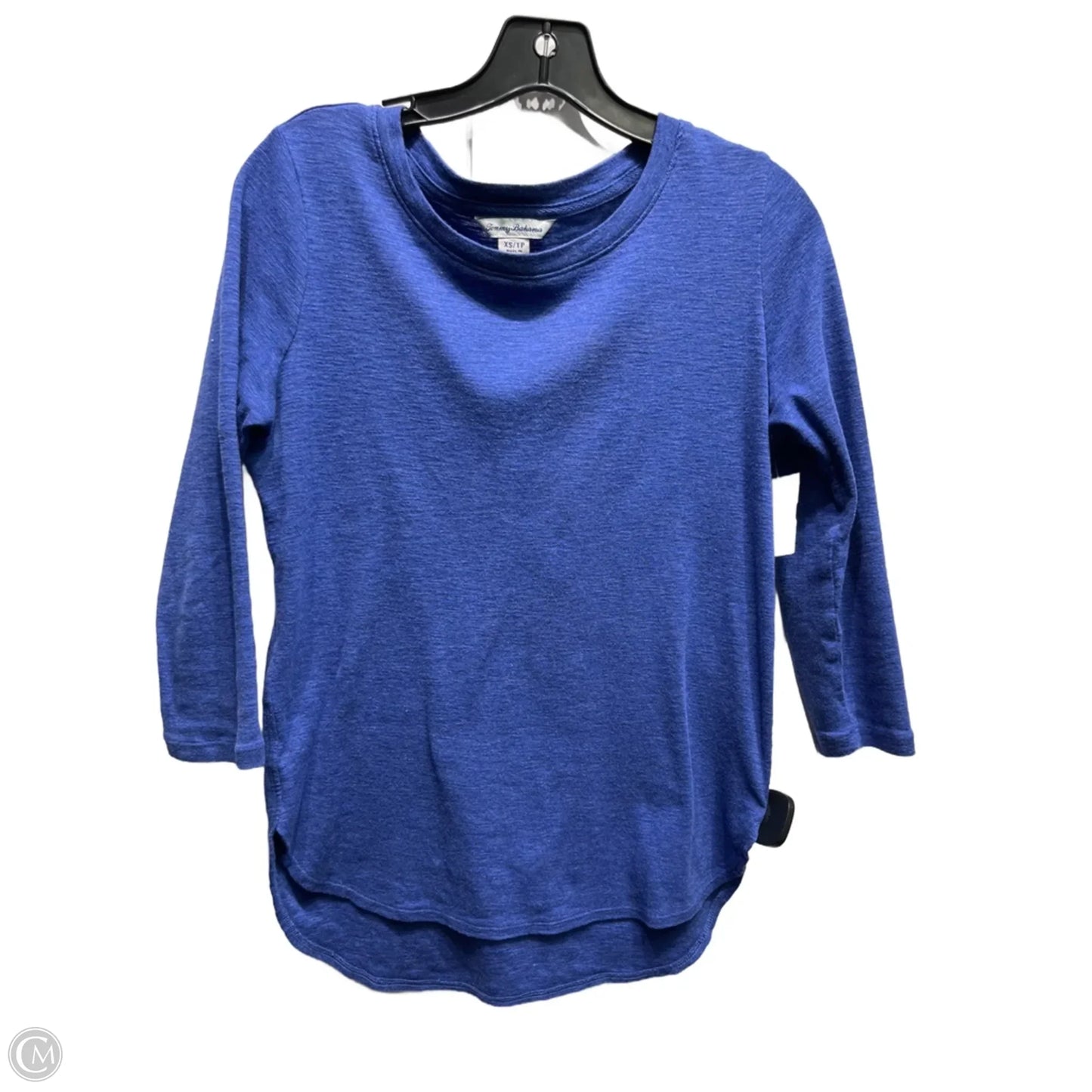 Top Long Sleeve By Tommy Bahama In Blue, Size: Xs