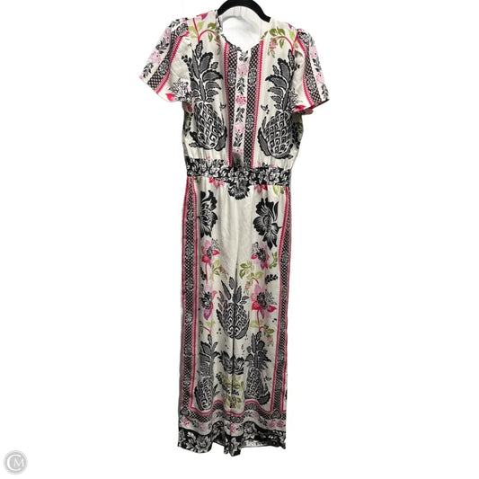 Jumpsuit By Joie In Black & Pink, Size: S