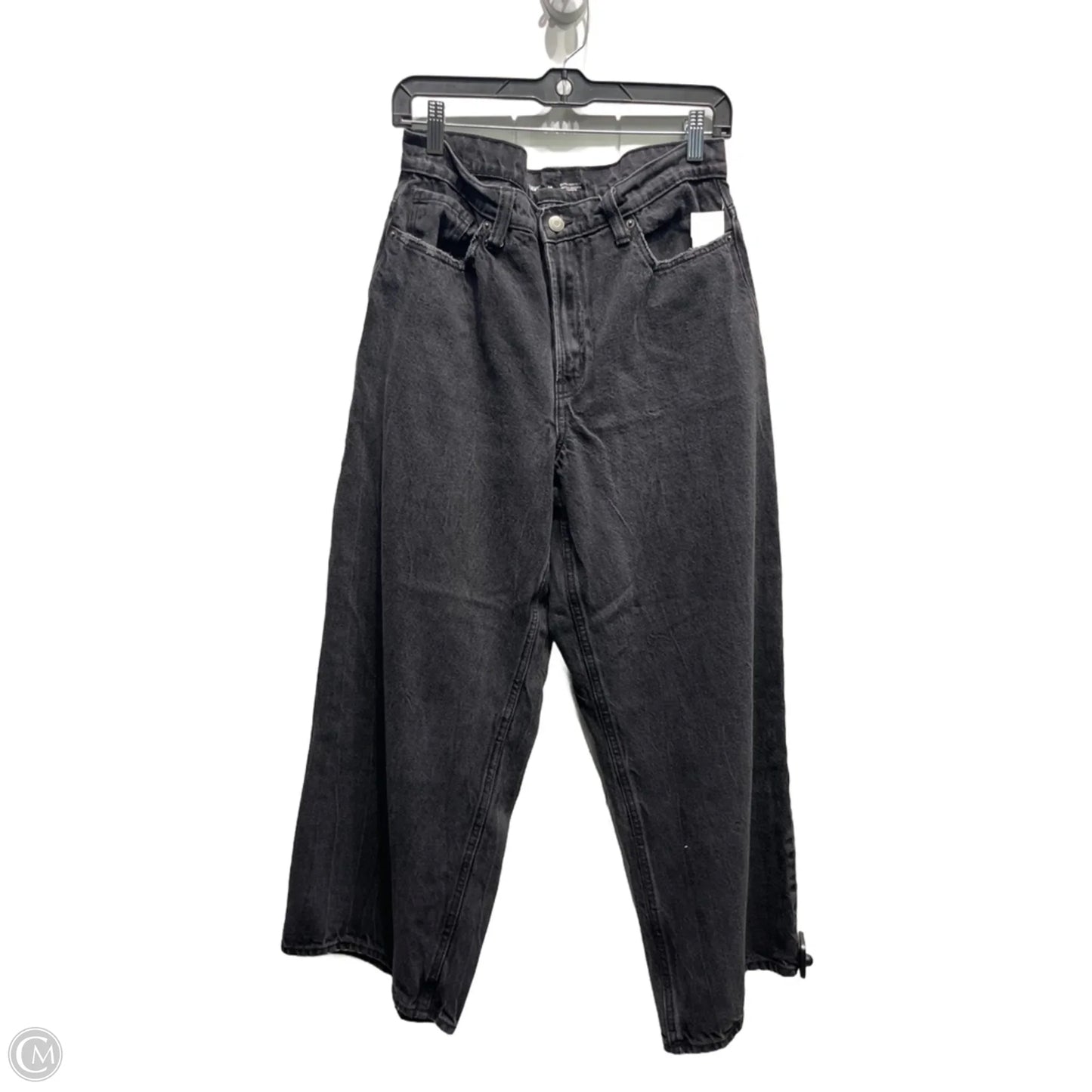 Jeans Wide Leg By Old Navy In Black Denim, Size: 10