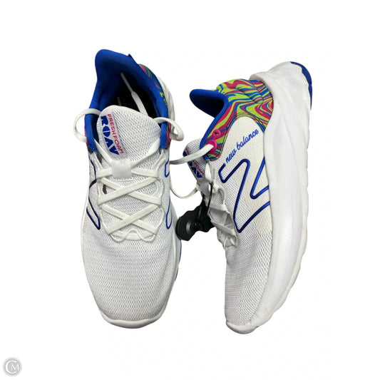 Shoes Athletic By New Balance In Blue & White, Size: 8