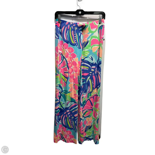 Pants Designer By Lilly Pulitzer In Blue & Pink, Size: Xs