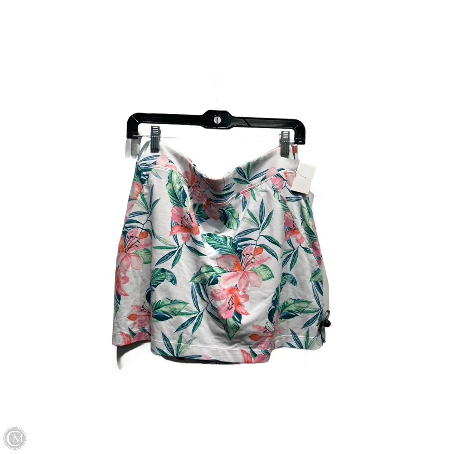 Skort By Tommy Bahama In Green & White, Size: S