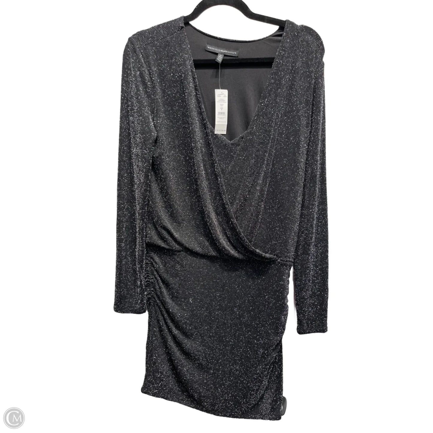 Dress Party Short By White House Black Market In Black & Silver, Size: 8