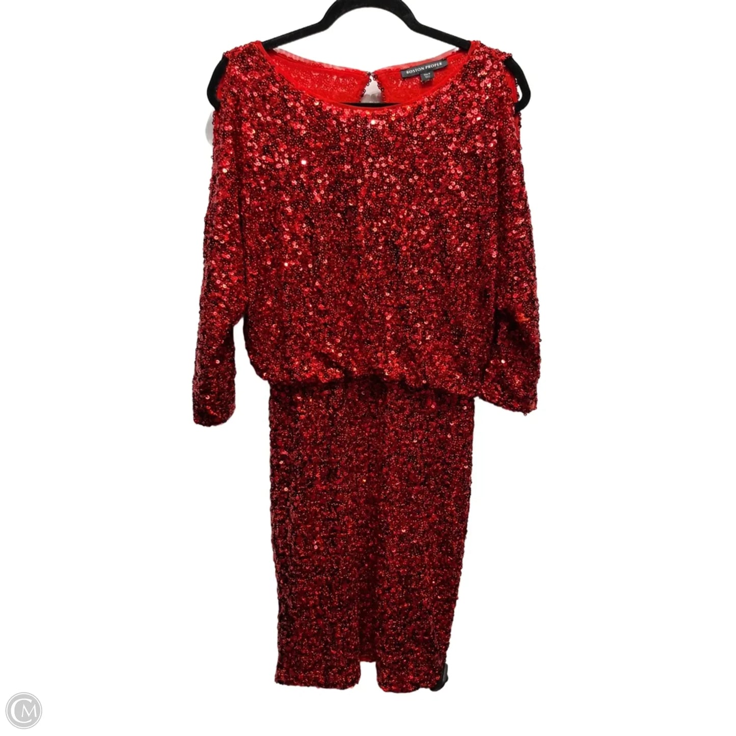 Dress Party Short By Boston Proper In Red, Size: 8