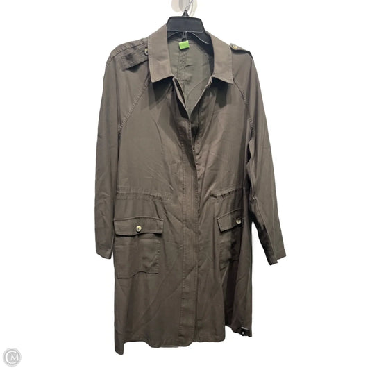 Jacket Utility By Lane Bryant In Green, Size: 16
