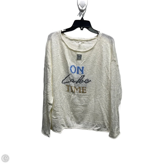 Sweater By Maurices In Blue & White, Size: Xl