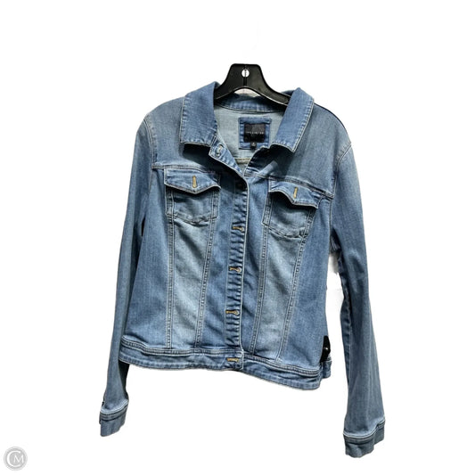 Jacket Denim By Limited In Blue Denim, Size: Xl