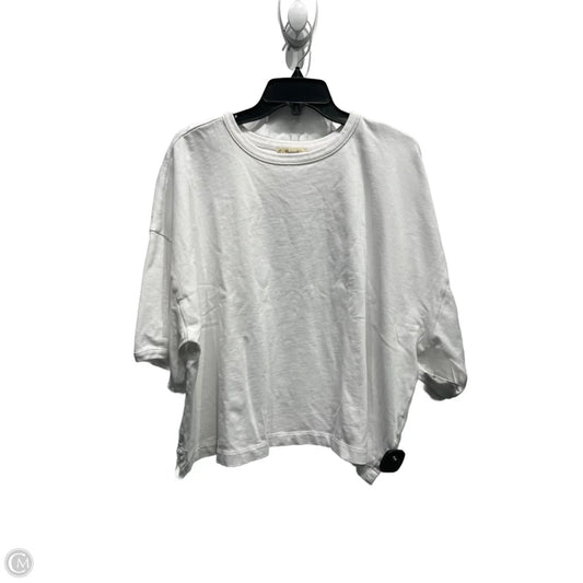 Top Short Sleeve Basic By Madewell In White, Size: 3x