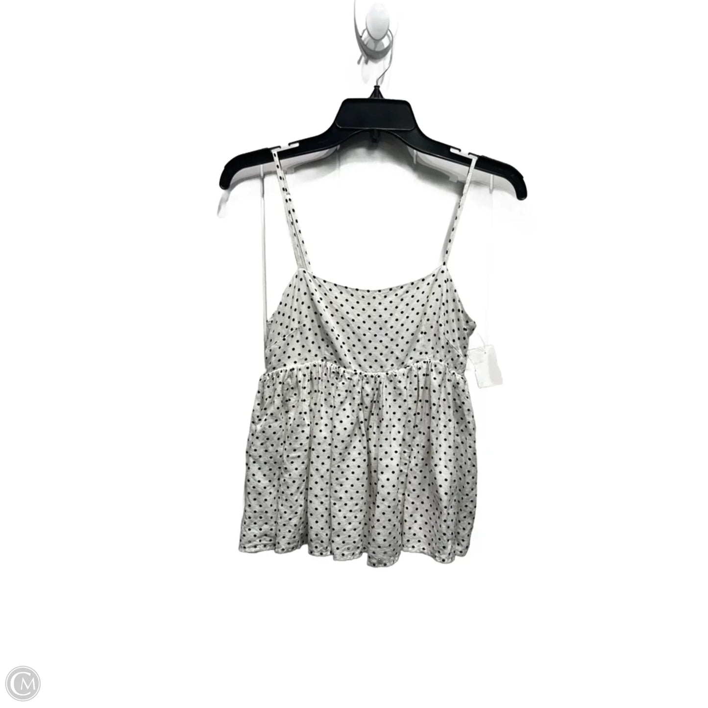 Top Sleeveless Designer By Kate Spade In Black & White, Size: Xs