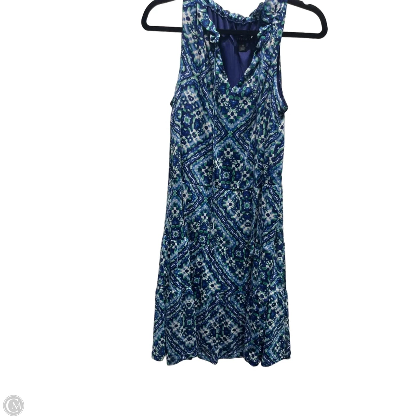 Dress Work By Harper In Blue & Green, Size: M