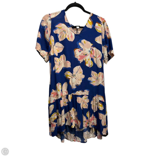 Dress Casual Short By A New Day In Blue & Pink, Size: S