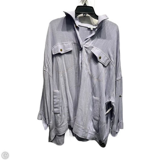 Jacket Other By White Birch In Purple, Size: 3x