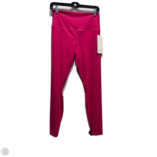 Athletic Leggings By Lululemon In Pink, Size: 10