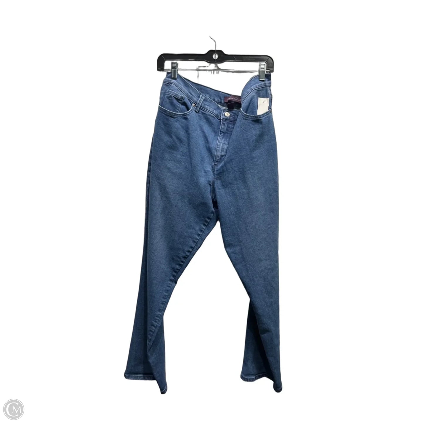 Jeans Straight By Gloria Vanderbilt In Blue Denim, Size: 16