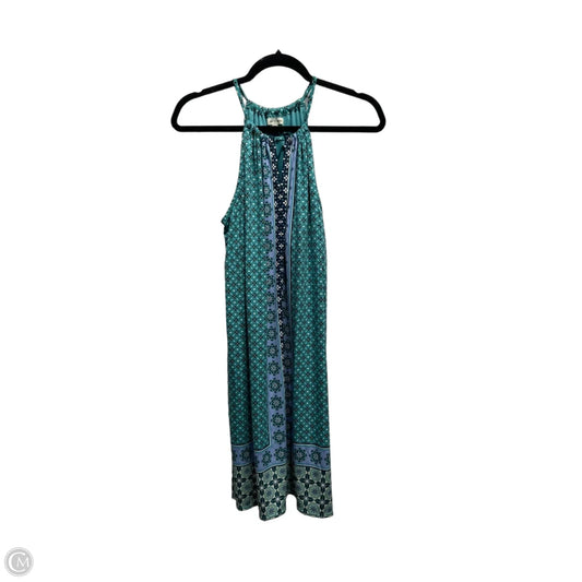 Dress Casual Short By Max Studio In Blue & Green, Size: S