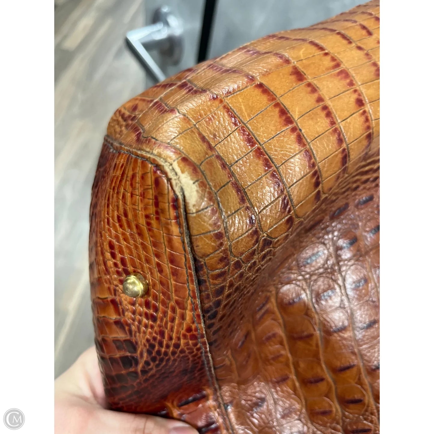 Handbag Designer By Brahmin, Size: Medium