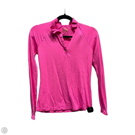 Top Long Sleeve Designer By Lilly Pulitzer In Pink, Size: Xxs