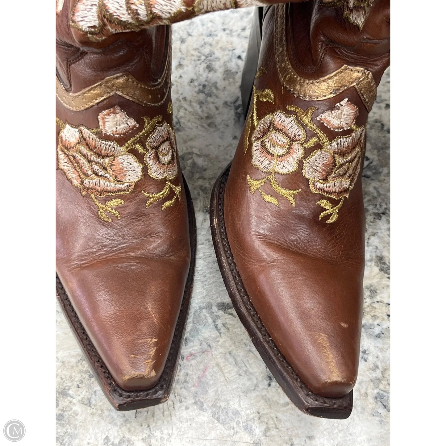 Boots Western By Lucchese In Brown, Size: 6