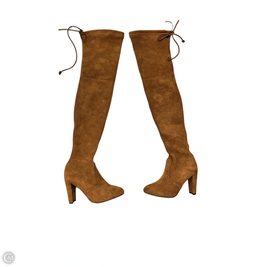Boots Knee Heels By KAITLYN PAN In Brown, Size: 5.5